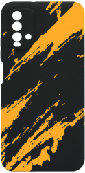 Husa Bestcase Compatibila Cu Xiaomi Redmi 9T Golden Stripes prot cam c-B 1054