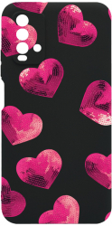 Husa Bestcase Compatibila Cu Xiaomi Redmi 9T Heart Pattern prot cam c-B 987 