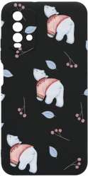 Husa Bestcase Compatibila Cu Xiaomi Redmi 9T Ice Bear Pattern prot cam c-B 969 
