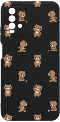 Husa Bestcase Compatibila Cu Xiaomi Redmi 9T Teddy Bear Pattern prot cam c-B 970 