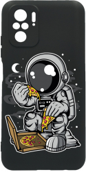 Husa Bestcase Compatibila Cu Xiaomi Redmi Note 10S Astronaut Pizza prot cam c-B 1004 