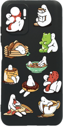 Husa Bestcase Compatibila Cu Xiaomi Redmi Note 10 4G Eating Is My Hobby prot cam c-B 1018 