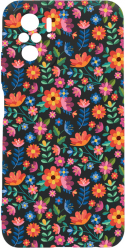 Husa Bestcase Compatibila Cu Xiaomi Redmi Note 10 4G Flower Pattern prot cam c-B 953 