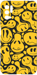 Husa Bestcase Compatibila Cu Xiaomi Redmi Note 10 5G Acid Smiley prot cam c-B 1053 