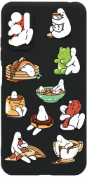 Husa Bestcase Compatibila Cu Xiaomi Redmi Note 10 5G Eating Is My Hobby prot cam c-B 1018 