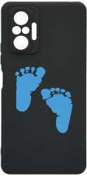 Husa Bestcase Compatibila Cu Xiaomi Redmi Note 10 Pro Max Boy Feet Print prot cam c-B 960 
