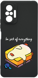 Husa Bestcase Compatibila Cu Xiaomi Redmi Note 10 Pro Max Im Sick Of Everything prot cam c-B 999 