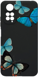 Husa Bestcase Compatibila Cu Xiaomi Redmi Note 11s 4G Beautiful Blue Butterflies prot cam c-B 991