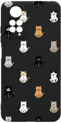 Husa Bestcase Compatibila Cu Xiaomi Redmi Note 11s 4G Cat Pattern prot cam c-B 1027 