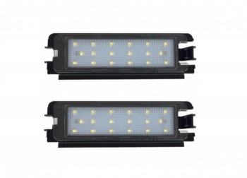 Set 2 lampi LED iluminare numar Sandero 2 canbus 