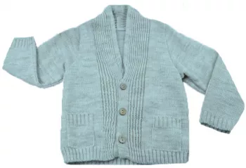 Cardigan cu maneca lunga pentru baieti SZAFA CBS-1-68-cm Bej 