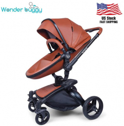 Carucior copii Wonder Buggy Stork 2 in 1 Lux Brown