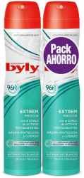 Set Deodorant-spray de lunga durata byly EXTREM FRESCOR 96H 2 x 200 ml 