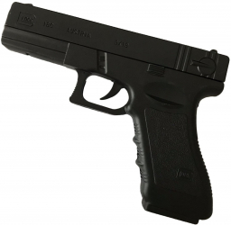 Bricheta in forma de pistol Walther elSales antivant 7.65 mm negru 