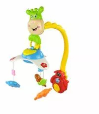 Carusel muzical cu telecomanda si proiectii Learning Fun Fawn 