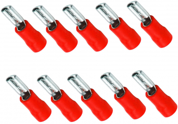 Set 10 bucati papuci electrici 2.8 mm mama elSales ELS-PEM28 rosu 