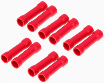 Set 10 bucati papuci electrici cu diametrul 1.5 mm pentru inadire cablu elSales ELS-PEI15 rosu 