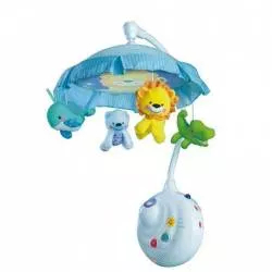 Carusel muzical cu proiectie si telecomanda Smart Baby Animals 