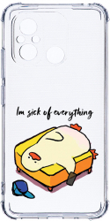 Husa BestCase Compatibila Cu Xiaomi Redmi 12C Im Sick Of Everything Anti Shock AS 999 