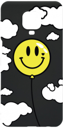 Husa Bestcase Compatibila Cu Xiaomi Redmi Note 9S Balloon Smiley Rezistenta la uzura B 957 