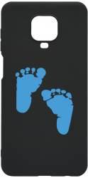 Husa Bestcase Compatibila Cu Xiaomi Redmi Note 9 Pro Boy Feet Print Rezistenta la uzura B 960 