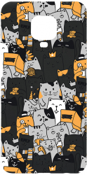 Husa Bestcase Compatibila Cu Xiaomi Redmi Note 9 Pro Cat Pattern Rezistenta la uzura B 1030 