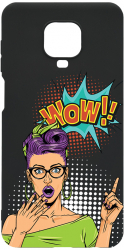 Husa Bestcase Compatibila Cu Xiaomi Redmi Note 9S Girl Boss Rezistenta la uzura B 1010 