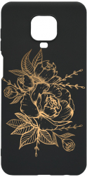 Husa Bestcase Compatibila Cu Xiaomi Redmi Note 9S Golden Rose Rezistenta la uzura B 989 