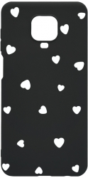 Husa Bestcase Compatibila Cu Xiaomi Redmi Note 9S Heart Pattern Rezistenta la uzura B 1041