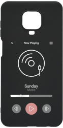 Husa Bestcase Compatibila Cu Xiaomi Redmi Note 9 Pro Music Player Rezistenta la uzura B 973 