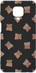 Husa Bestcase Compatibila Cu Xiaomi Redmi Note 9S Teddy Bear Pattern Rezistenta la uzura B 974 