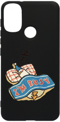 Husa Bestcase Motorola Moto E20 Im Busy Rezistenta la uzura B 1016 