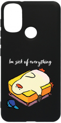 Husa Bestcase Motorola Moto E20 Im Sick Of Everything Rezistenta la uzura B 999 
