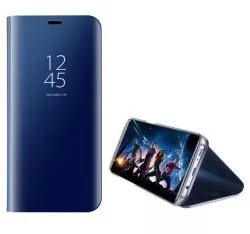 Husa Flip Samsung Galaxy S9 + Clear View Blue 