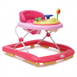 Premergator copii Moni Baby Walker Infinity Roz 