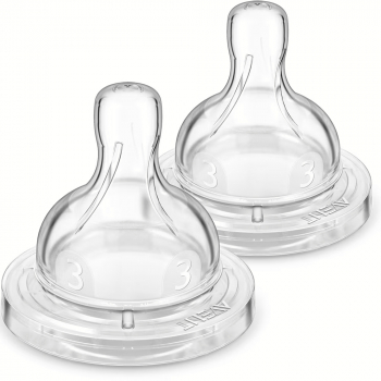 Tetina Anti-colici Philips Avent SCY763/02 +3 luni debit 3 fara BPA 2 bucati 
