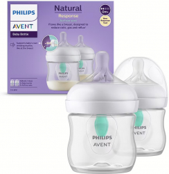 Set 2 biberoane Philips Avent Natural Response SCY67002 125 ml fara BPA
