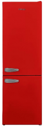 Frigider cu doua usi Finlux FXCA 3131 RETRO RED Design Retro 268 l H 170 cm 53 Kg Clasa F Rosu 