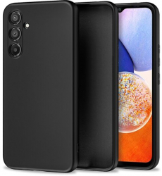 Husa Silicon Compatibila cu Samsung Galaxy A14 4G/5G Tech-Protect Icon Black 