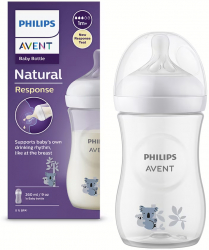 Biberon Philips Avent Natural Response SCY903/67 260 ml +1 luni fara BPA 