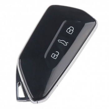 Carcasa cheie auto Techstar® pentru Telecomanda Inteligenta compatibila cu VW Golf MK8 Polo Tiguan Skoda 