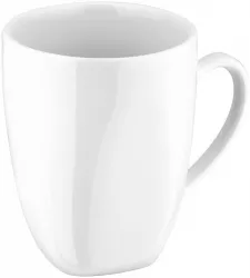 Set 6 cani latte Judge portelan 8x10.5 alb 