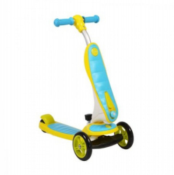 Trotineta pentru copii 2 in 1 Elfin Galben 