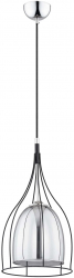 Corp de iluminat suspendat ADVITI Adele 1p AD-LD-6222BE27S E27 maxim 60W negru 