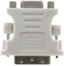 Adaptor alb DVI 24+5p pentru VGA feminin 