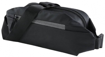 Borseta pentru talie sau umar multifunctionala impermeabila unisex 39x11x15 cm culoare negru 