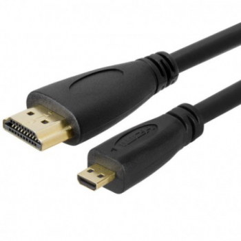 Cablu conector HDMI de 1.5 metri cu tata la Micro HDMI tata culoare neagra 