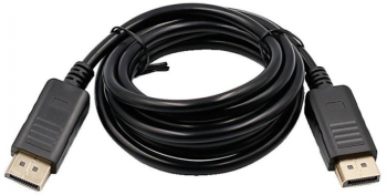 Cablu negru DisplayPort cu mufa tata la mufa tata lungime 3m compatibil cu rezolutia Full HD si 3D 