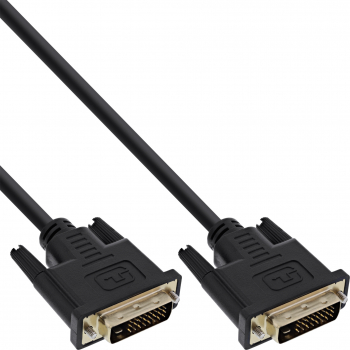 Cablu video DVI-D 24+1 pini la DVI-D 24+1 pini Negru 1m tata-tata HDR 