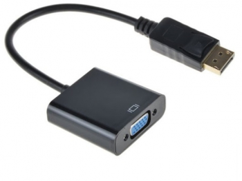 Conecteaza cu usurinta dispozitivele cu Adaptorul DP Mini tata la VGA mama la rezolutie Full HD 1080p la 60Hz 20 cm Negru 